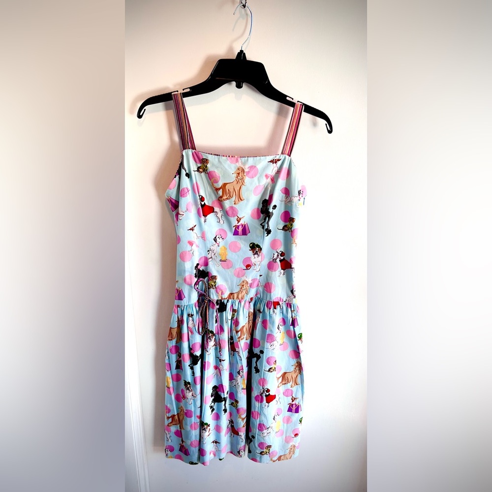 Cute Dress-Small-Designed w/dogs for animal lovers-Cleaned & Pressed-Vintage - Picture 8 of 15